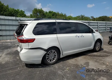 2015 Toyota Sienna Xle from USA, damaged, VIN 5TDYK3DC7FS633409